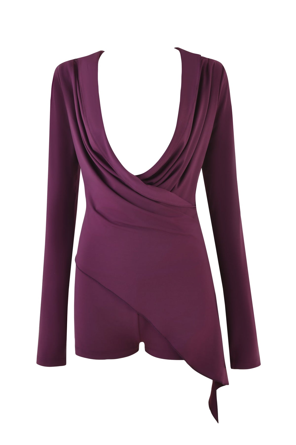 IRINA PLAYSUIT - PURPLE: PLUM
