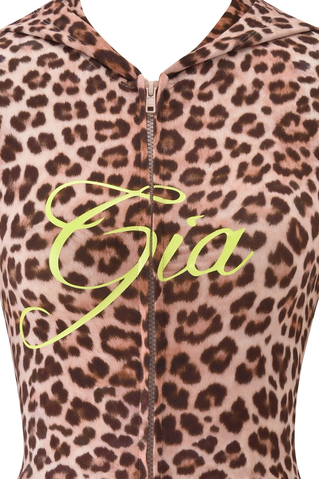 BLARE KURZARM-ROMPER - LEOPARD
