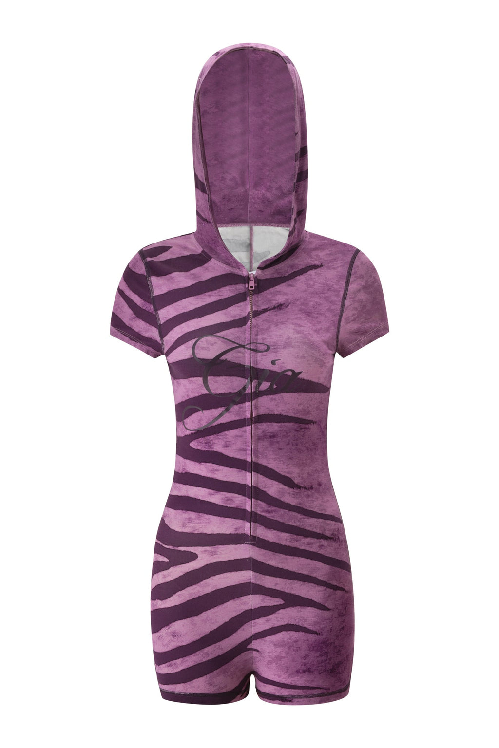 BLARE KURZARM-ROMPER - PLUM WILD SIDE