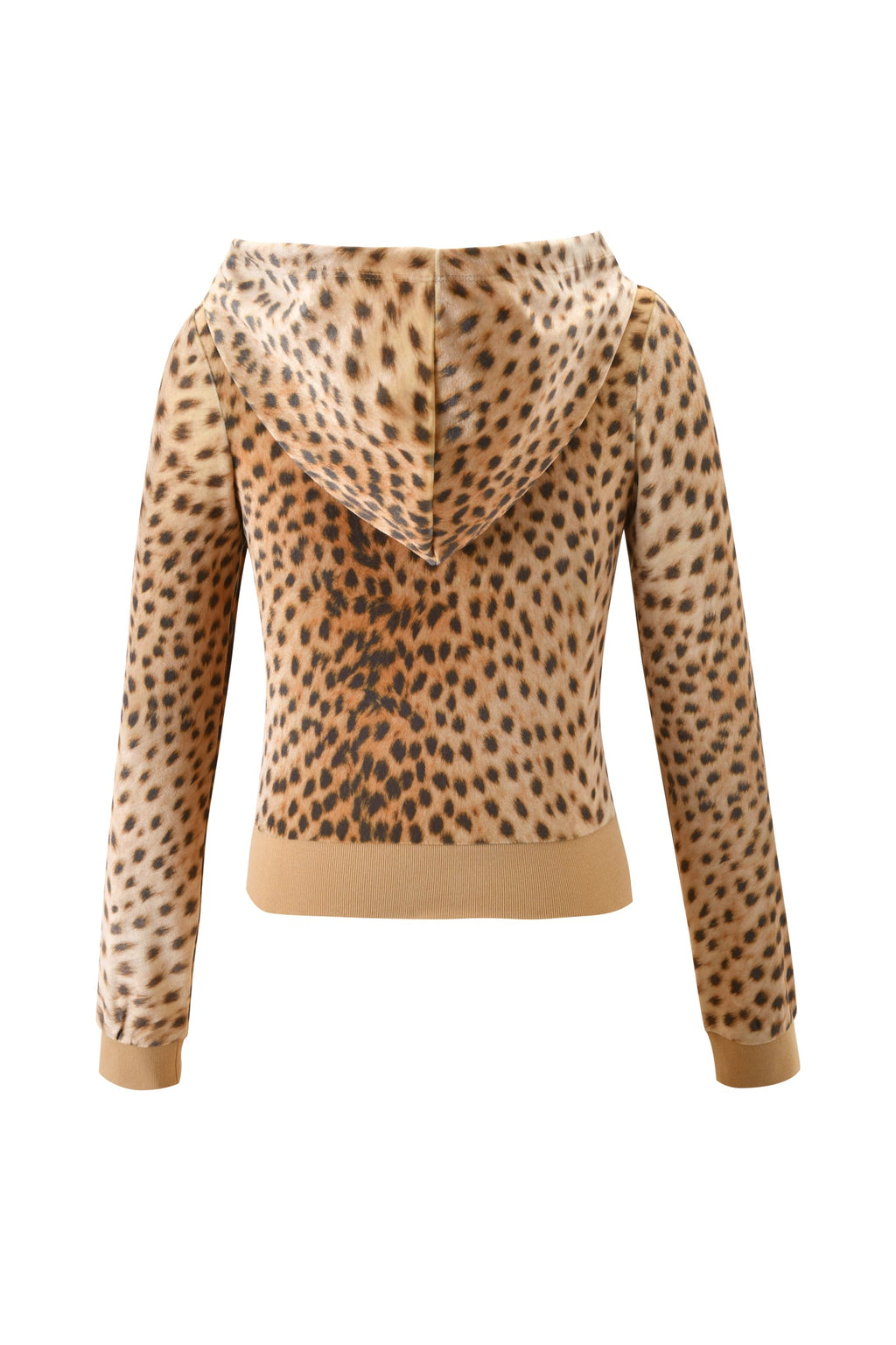 KAMERON VELOUR JACKET - LEOPARD