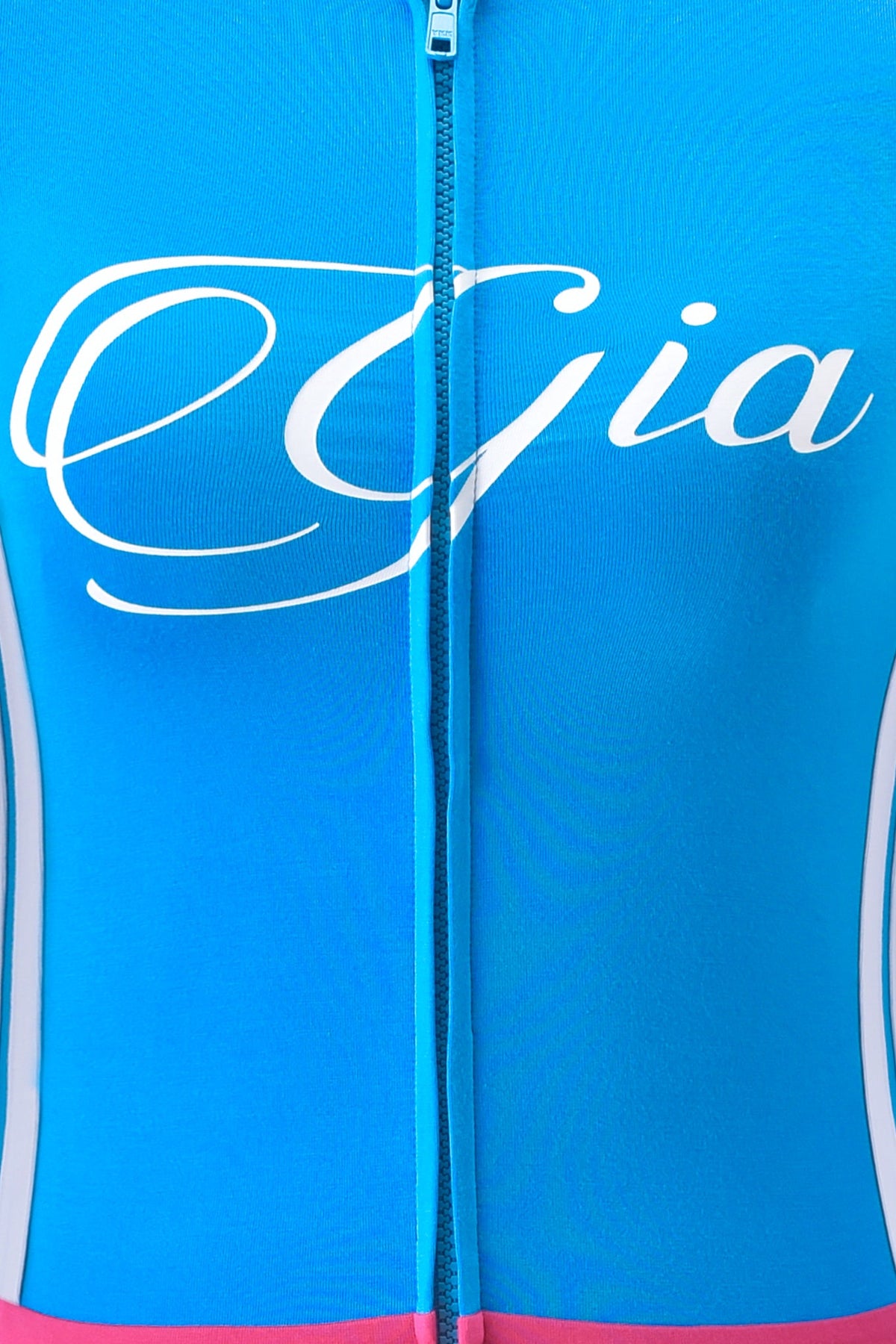 SWEAT À CAPUCHE RAYÉ BLARE - BLEU CIEL