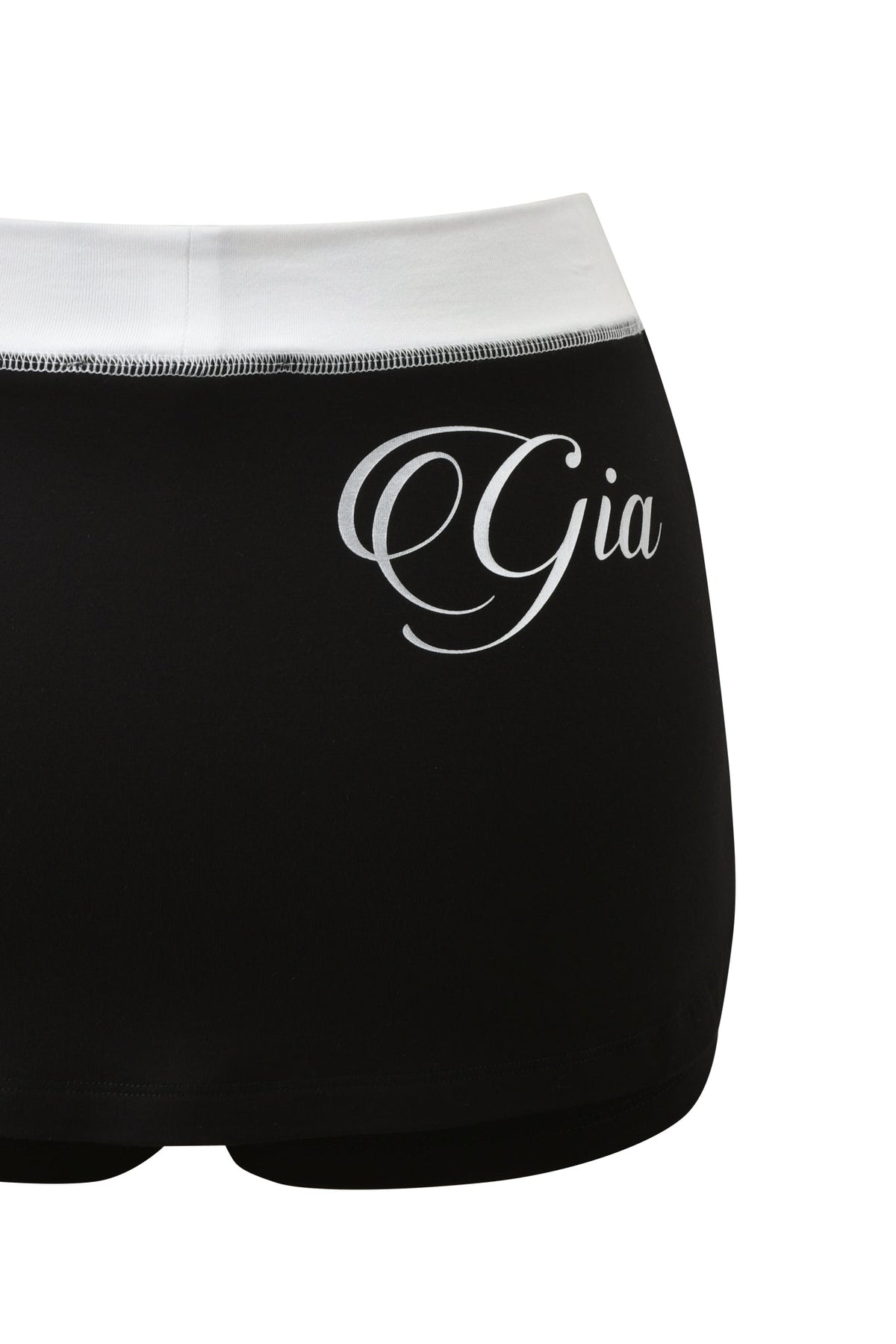 BLARE MICRO SKORT - BLACK AND WHITE