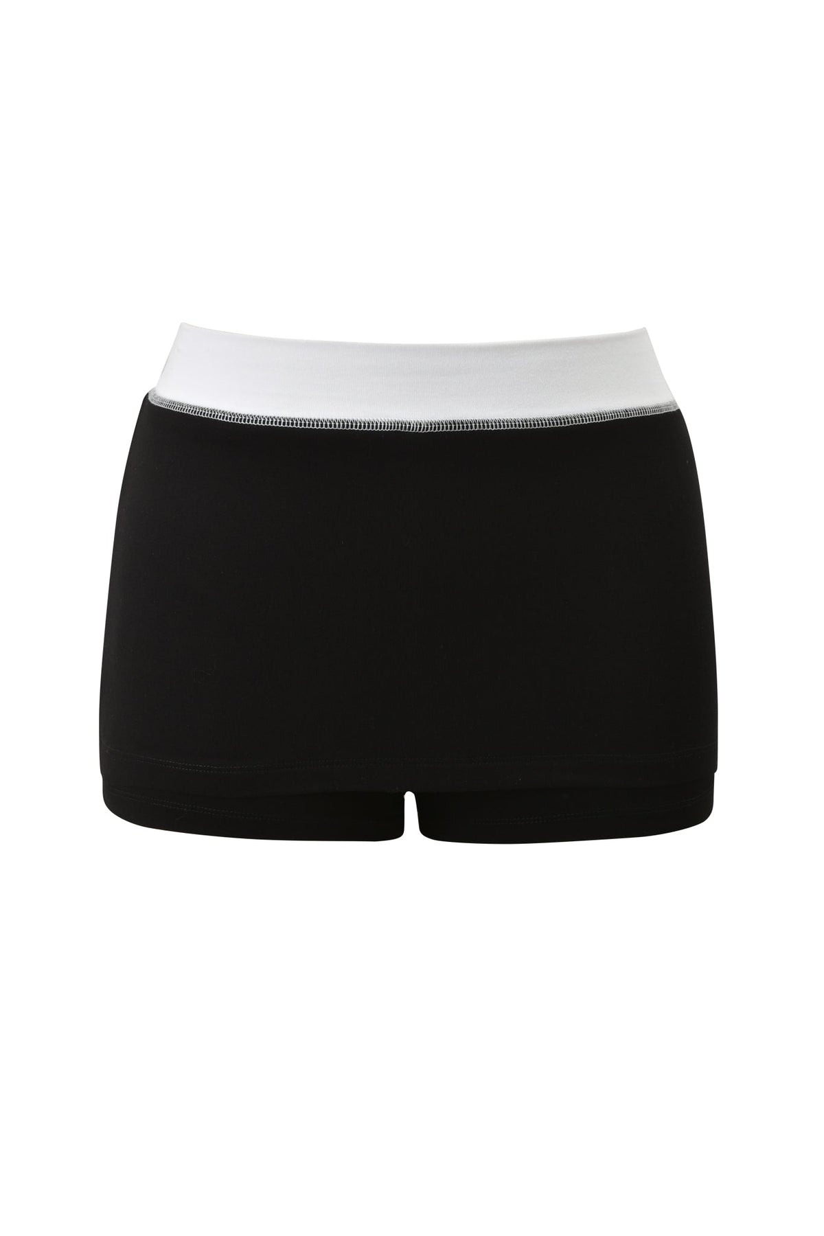 BLARE MICRO SKORT - BLACK AND WHITE
