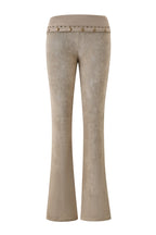 BLARE STUDDED TERRY PANT - STONE
