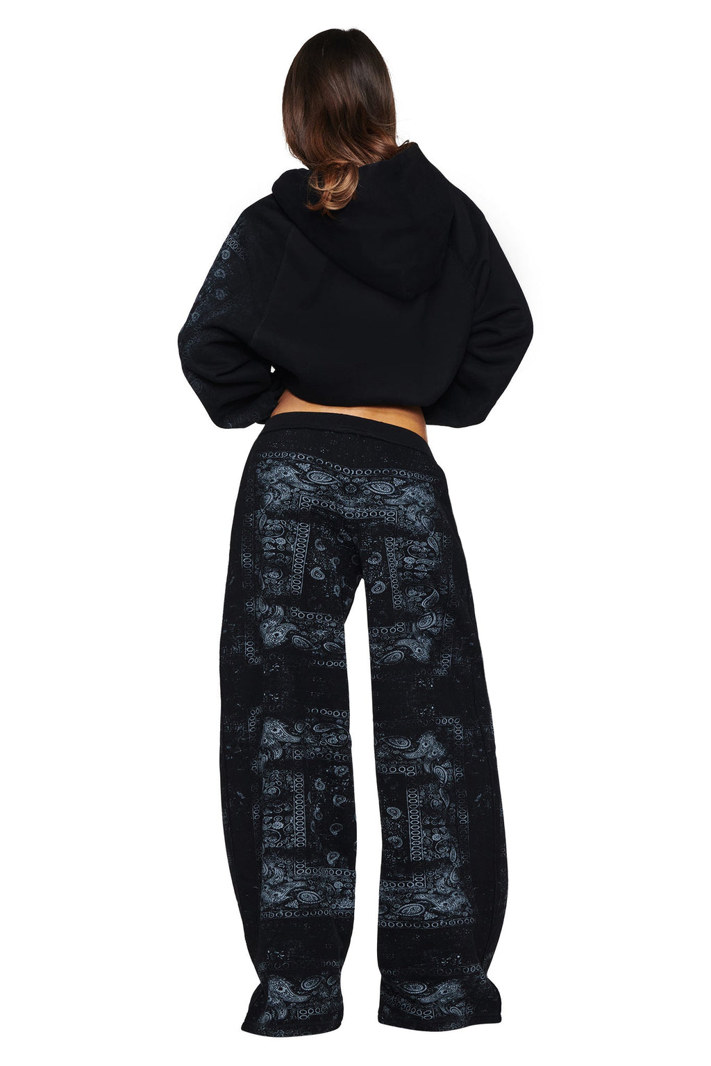 T-REX TRACKPANT - SCHWARZES BANDANA