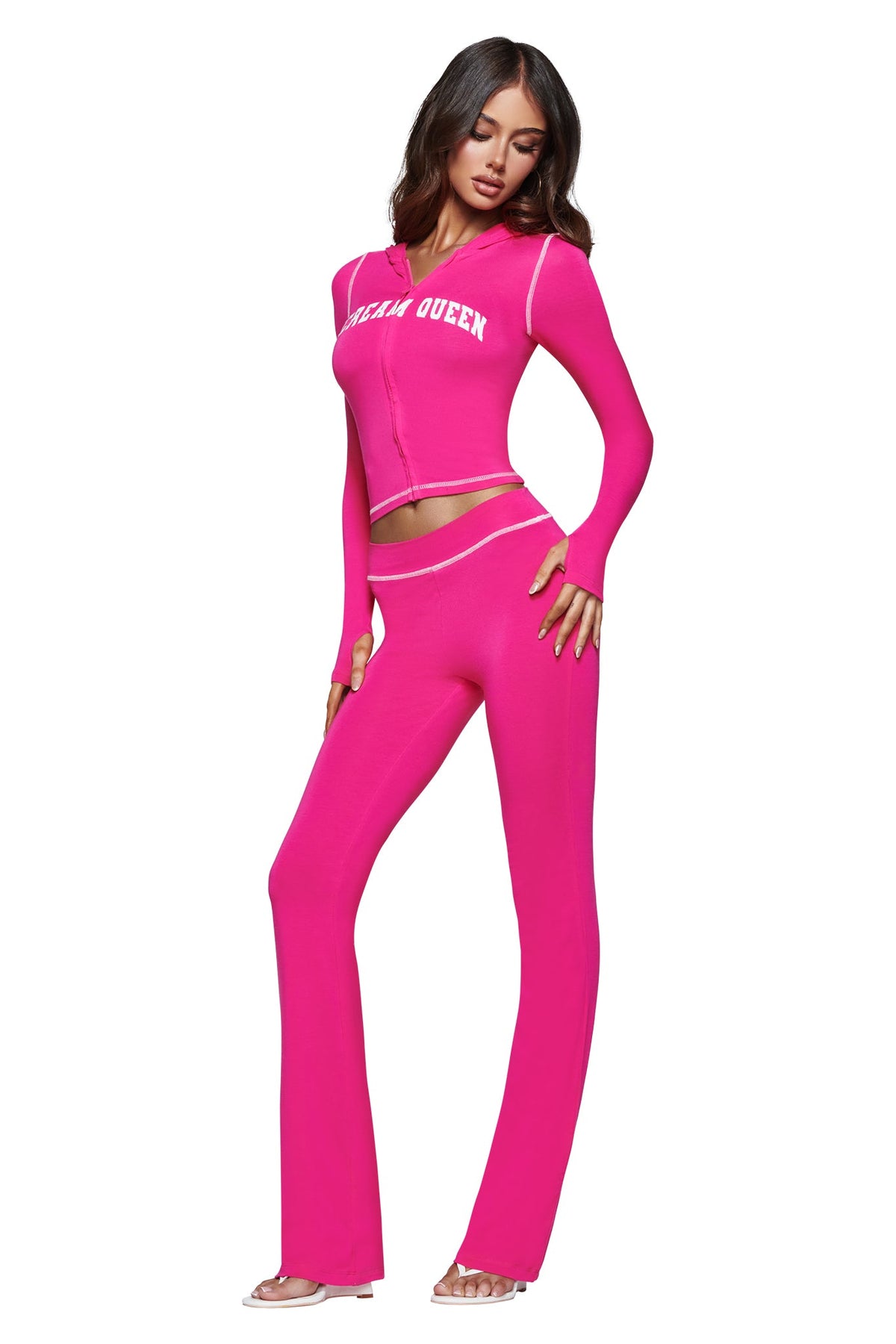 BLARE TRACKPANT - HOT PINK SCREAM QUEEN
