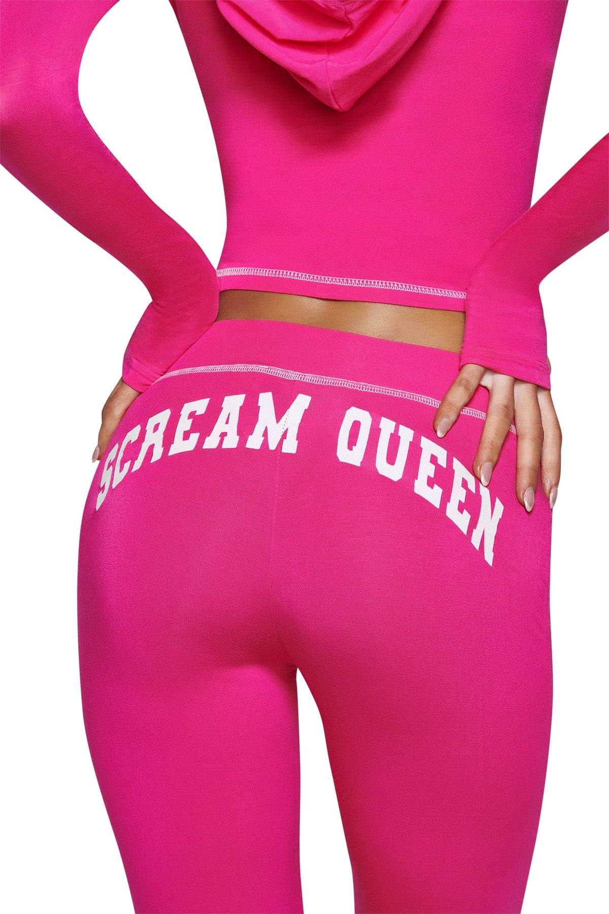 BLARE TRACKPANT - HOT PINK SCREAM QUEEN