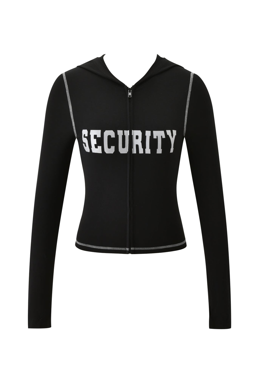BLARE HOODIE - JET BLACK: SECURITY