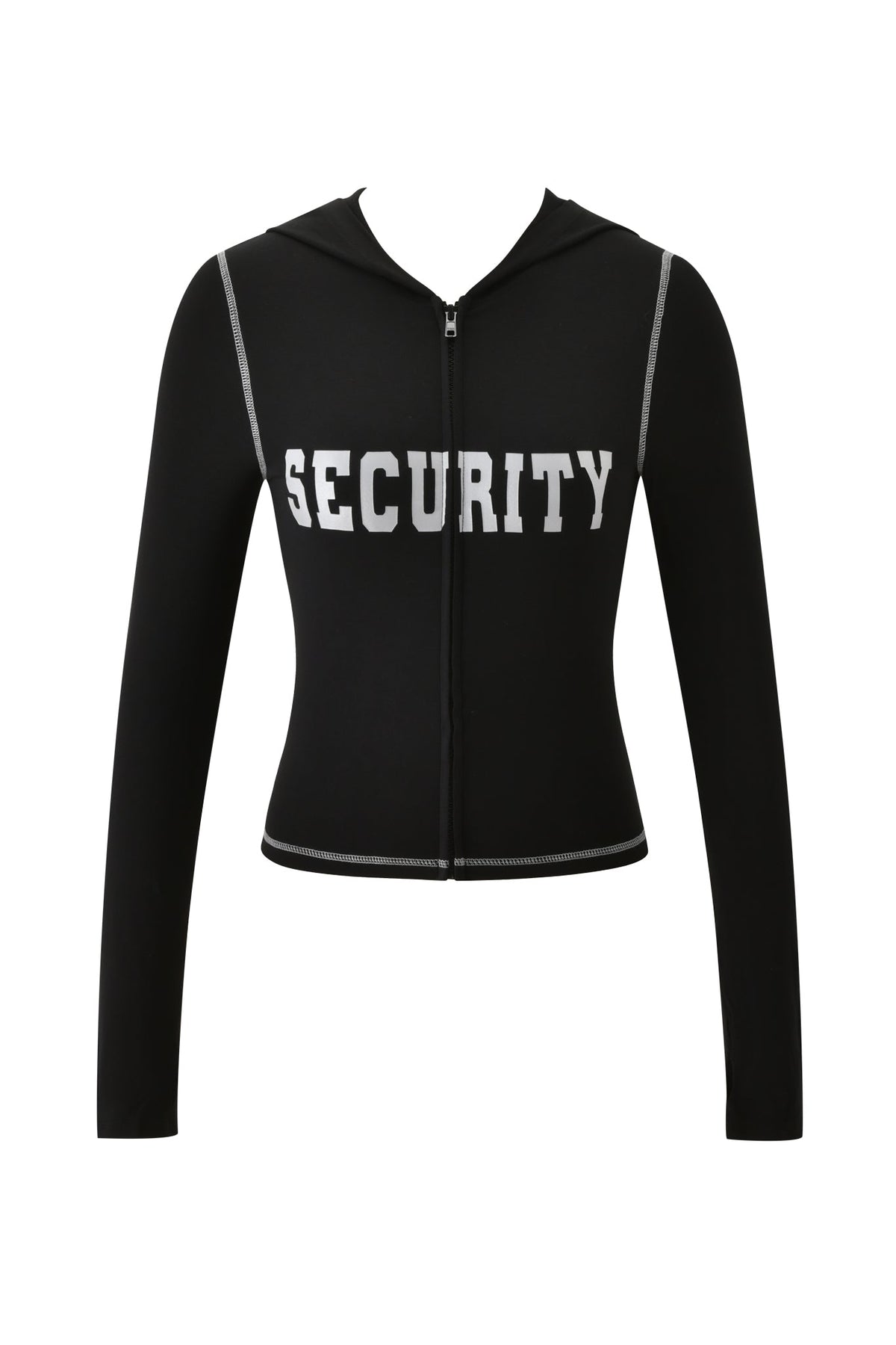 BLARE HOODIE - JET BLACK: SECURITY