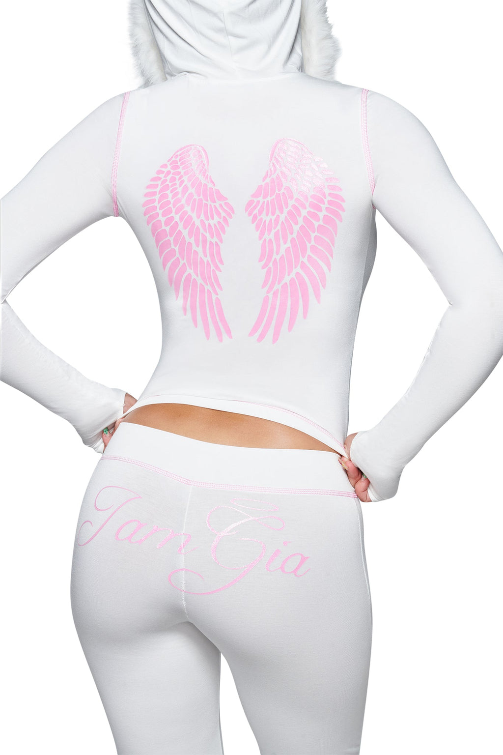 BLARE-trainingsbroek - wit: ENGEL
