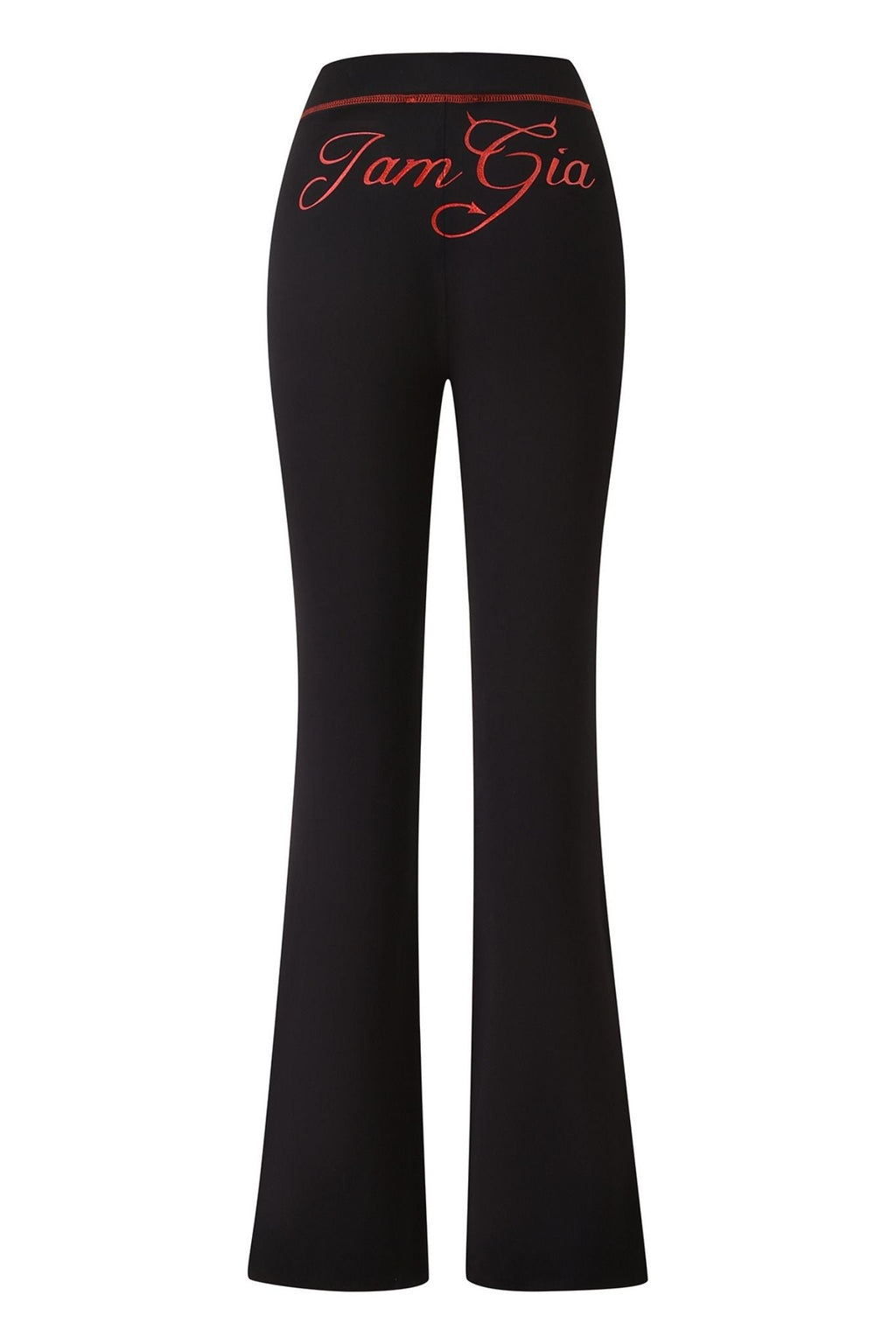 BLARE TRACKPANT - JET BLACK: DEVIL