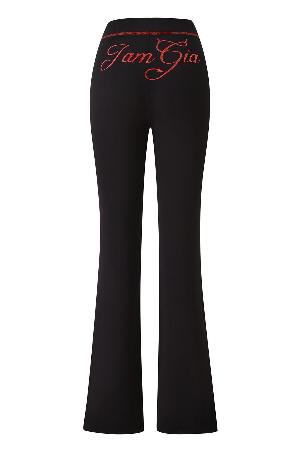 BLARE TRACKPANT - JET BLACK: DEVIL