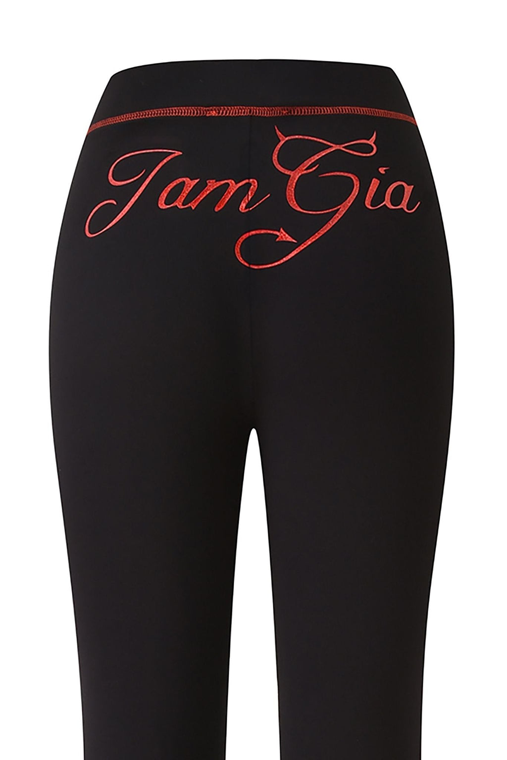 BLARE TRACKPANT - JET BLACK: DEVIL