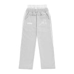 Jogger gestreift - Grau