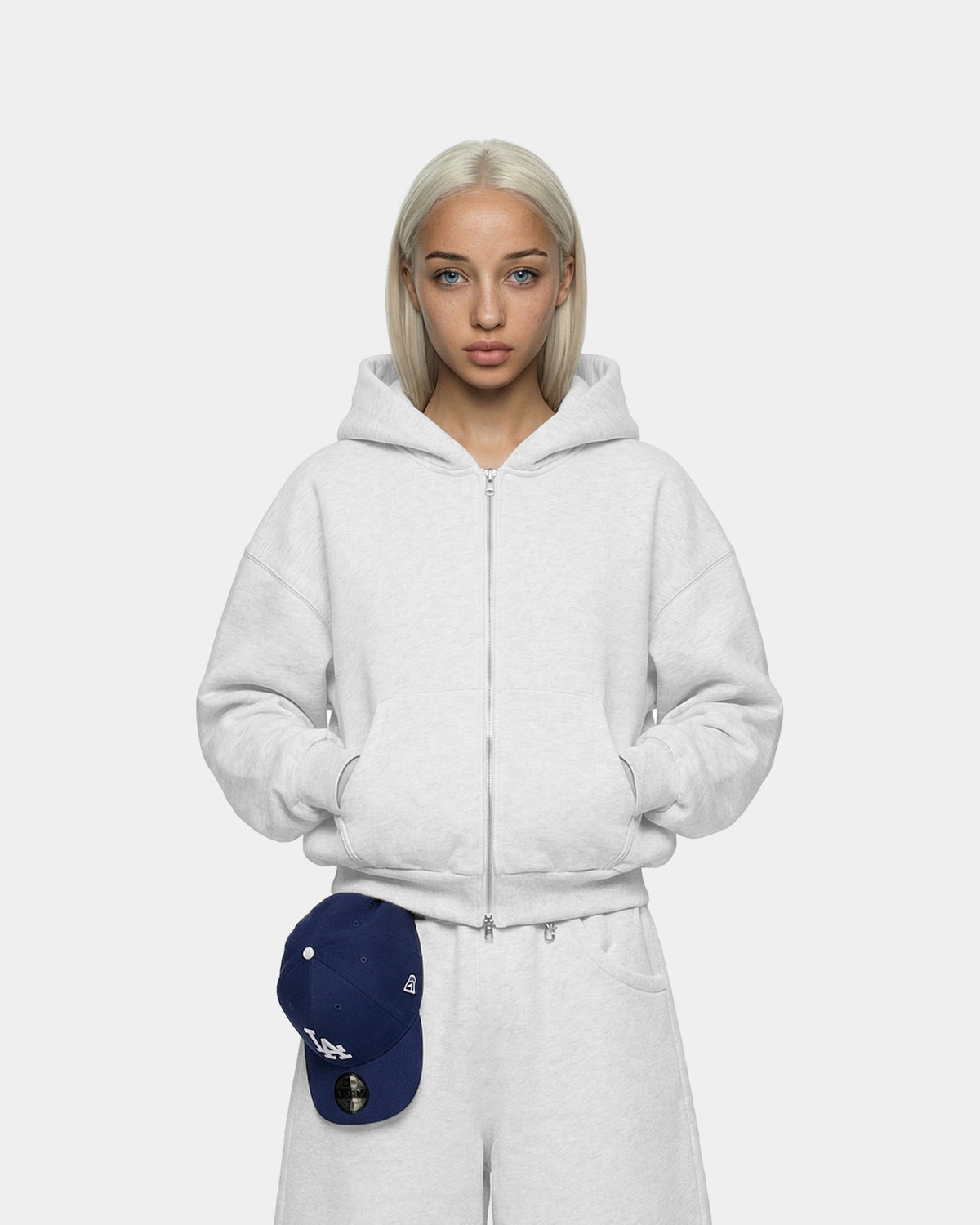 Hoodie Zip V1 Oversized Boxy Fit