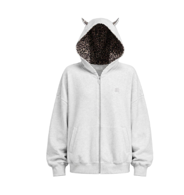 Wilder-hoodie med kattöron