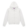 Essential Zip Up Hoodie Light Gray