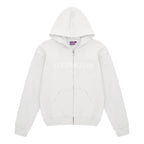 Essential Zip Up Hoodie Light Gray
