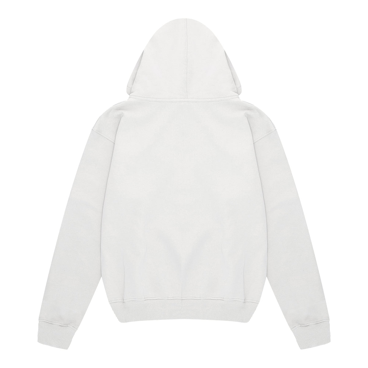 Essential hoodie met rits Lichtgrijs