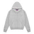 Podstawowa bluza z kapturem zapinana na zamek Heather Gray