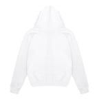 Essential Zip-Up-Kapuzenpullover Weiß