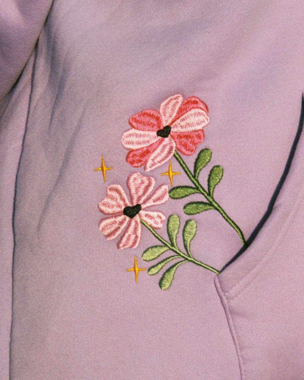 Sweat à capuche oversize « Gift Giving » Lux, couleur lavande