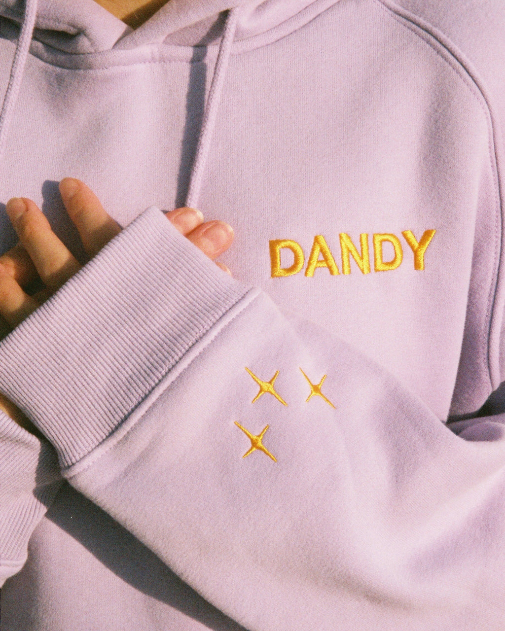 Sweat à capuche oversize « Gift Giving » Lux, couleur lavande