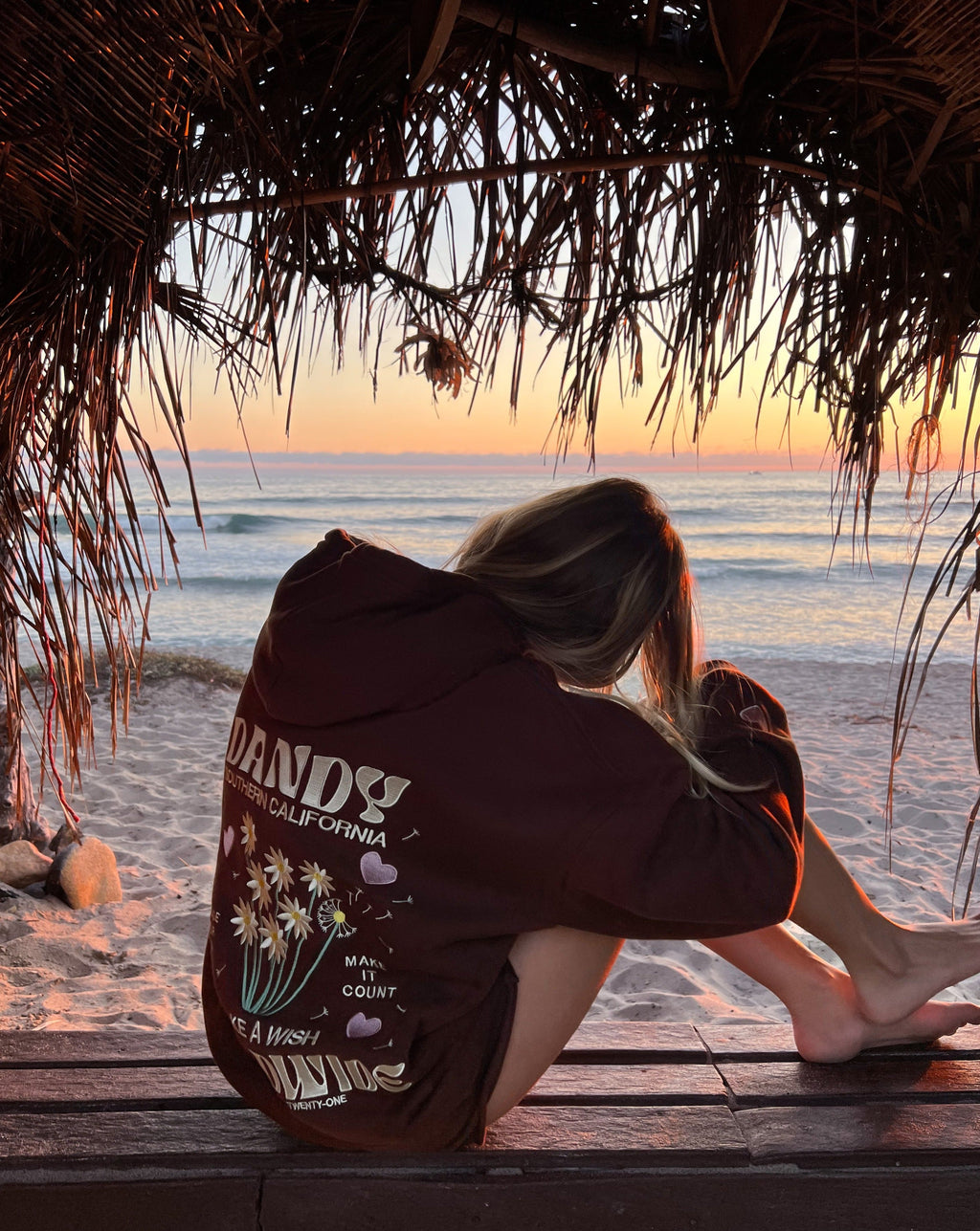 "Make a Wish" Oversized Lux-hoodtröja
