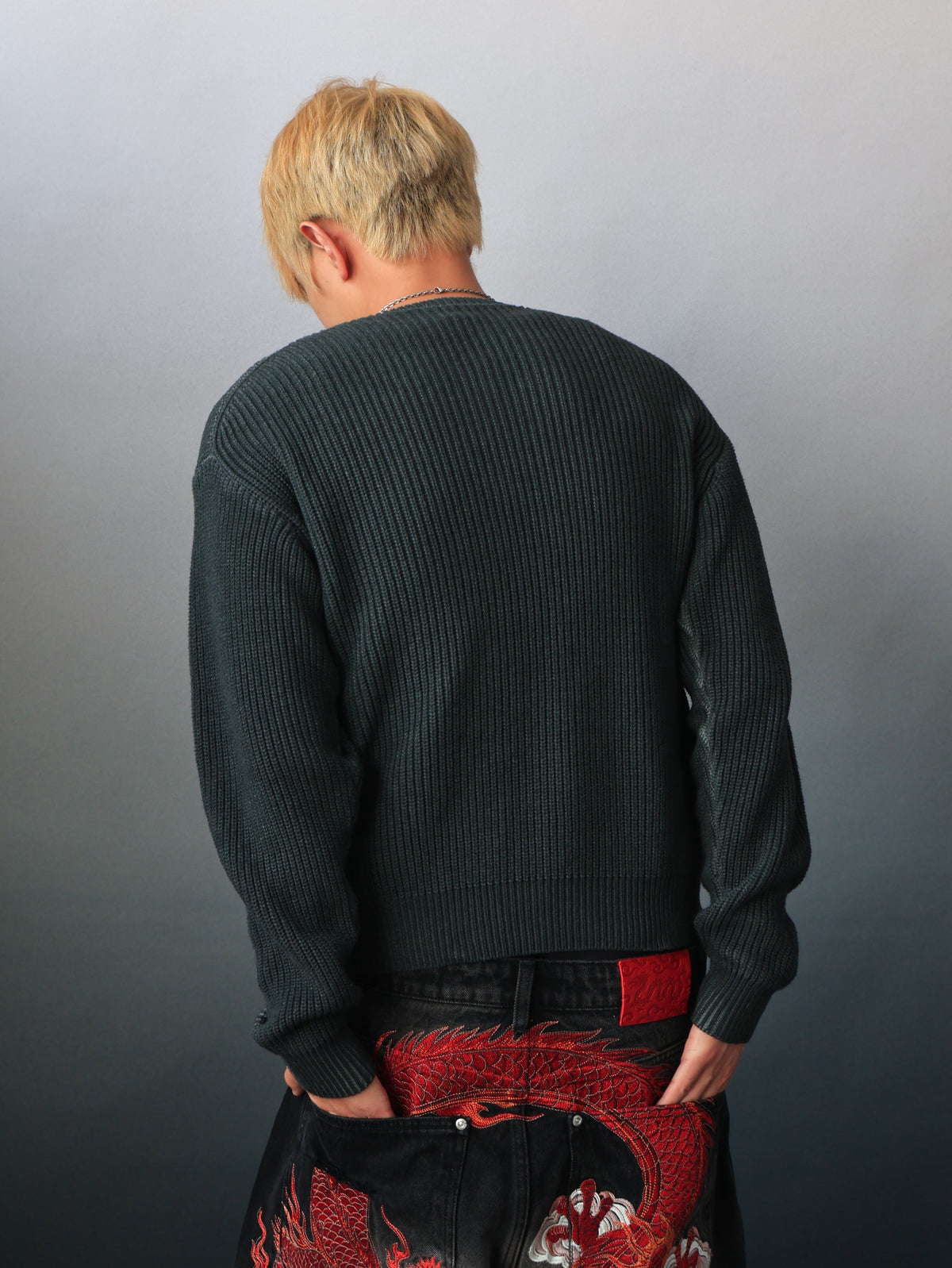 Maglia Dust Fade - Grigio cenere