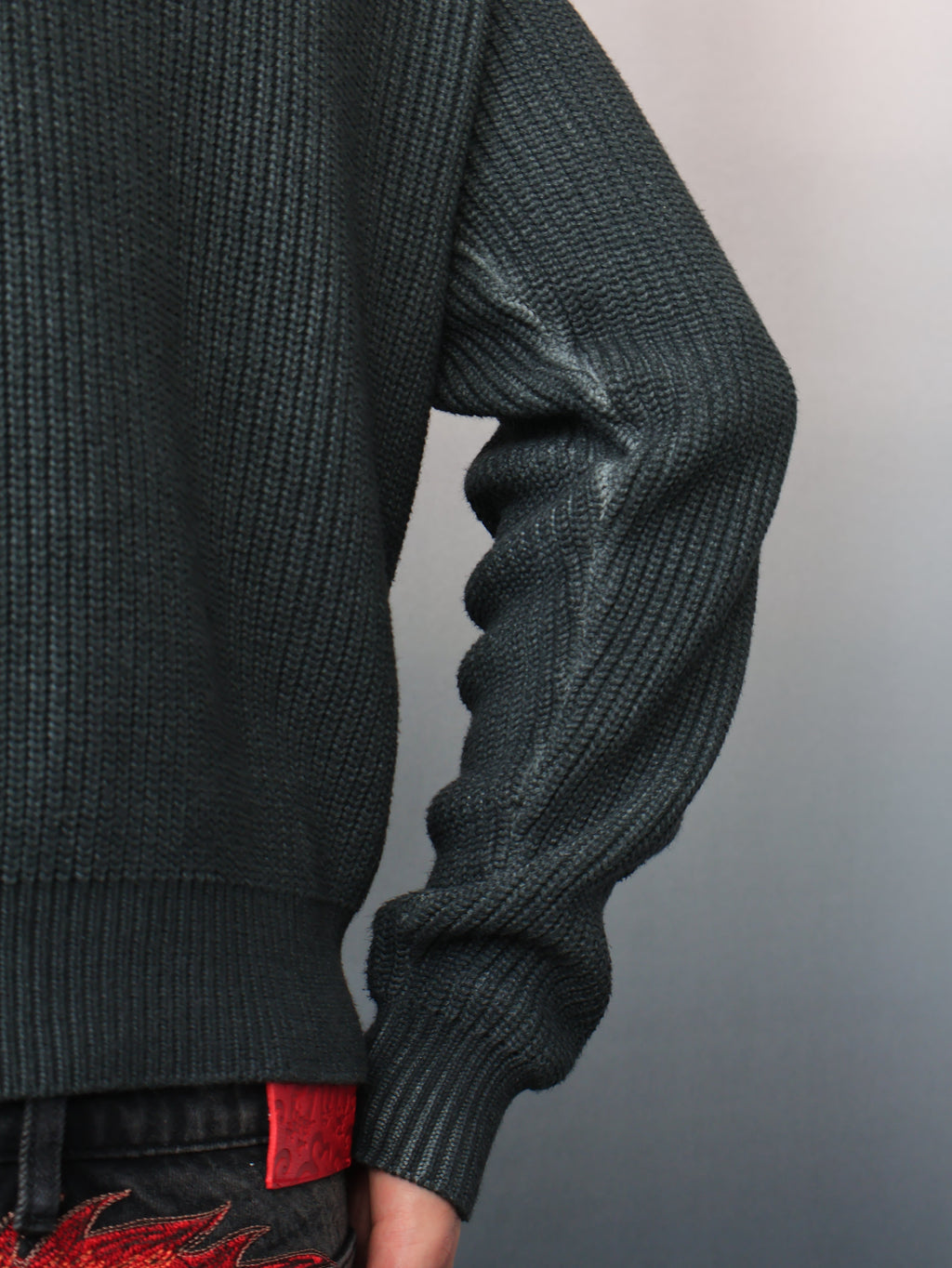 Dust Fade Knit - Ash Grey