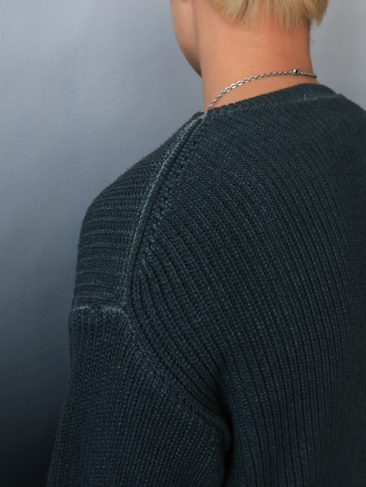 Dust Fade Knit - Ash Grey