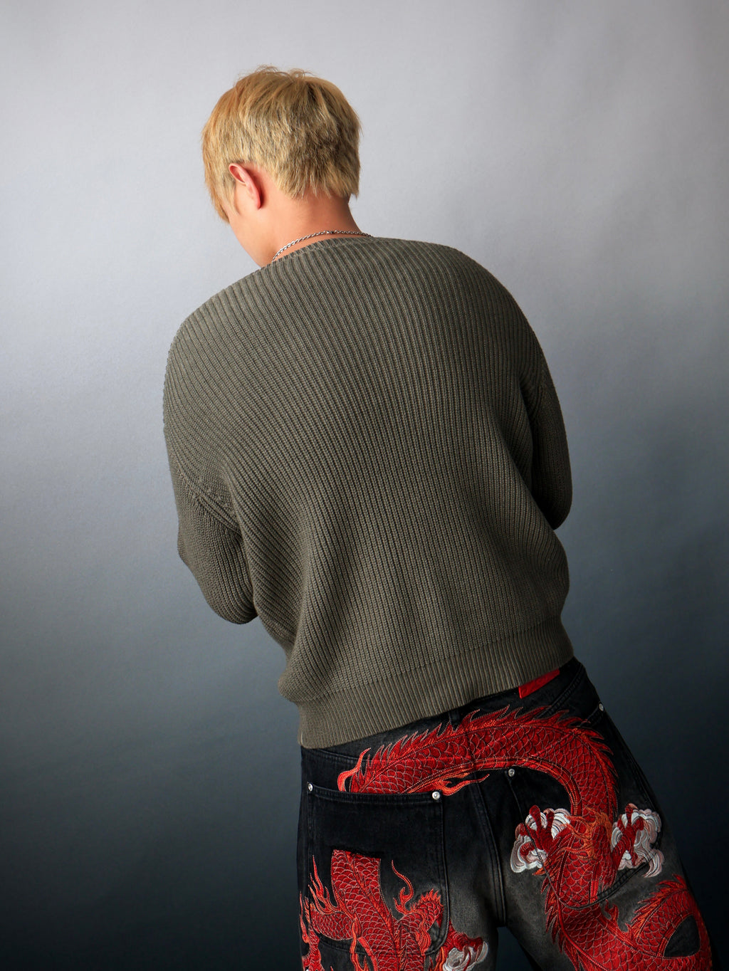 Dust Fade Knit - Stone Brown