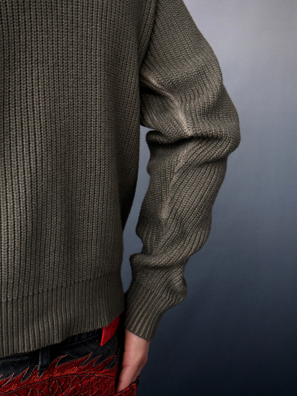 Dust Fade Knit - Stone Brown