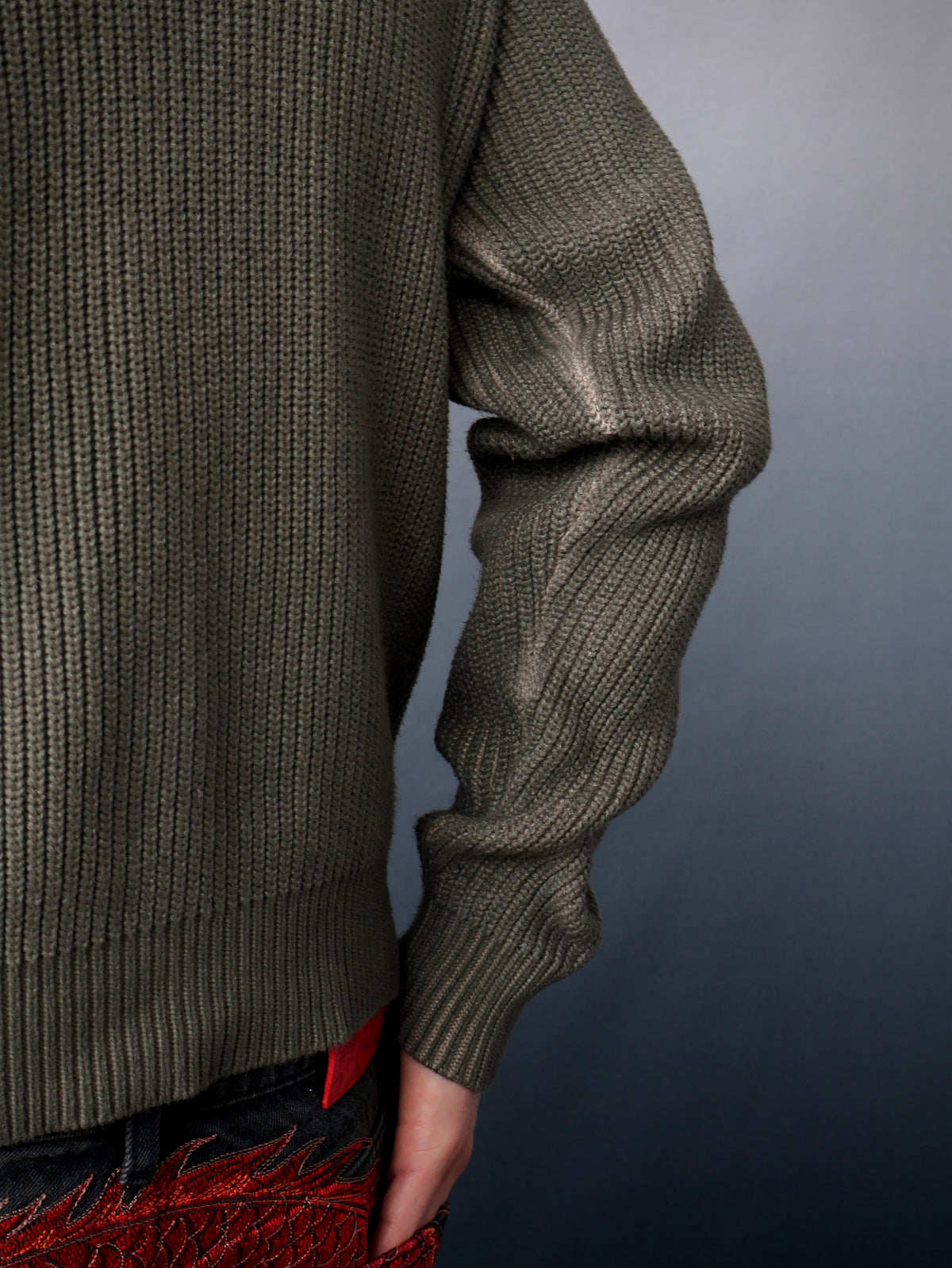 Maglia Dust Fade - Marrone pietra