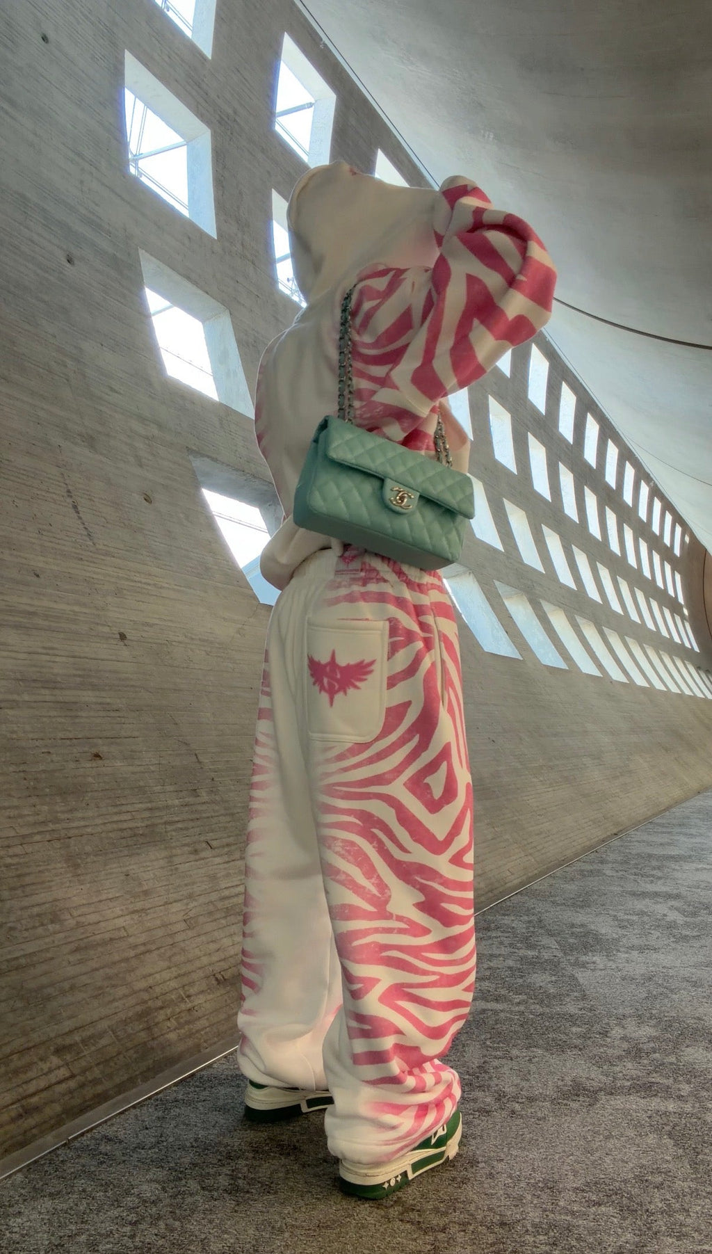 Pink Zebra Blanket Zip Up