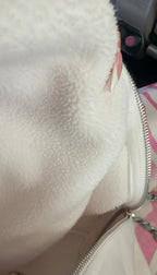 Pink Zebra Blanket Zip Up