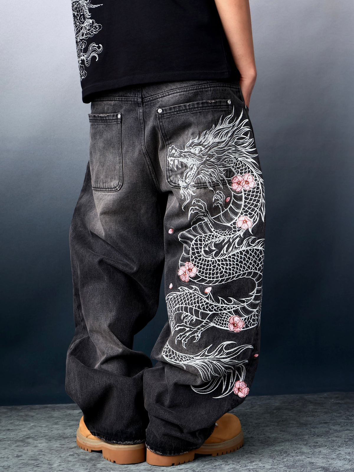 GLOW DRAGON-DENIM