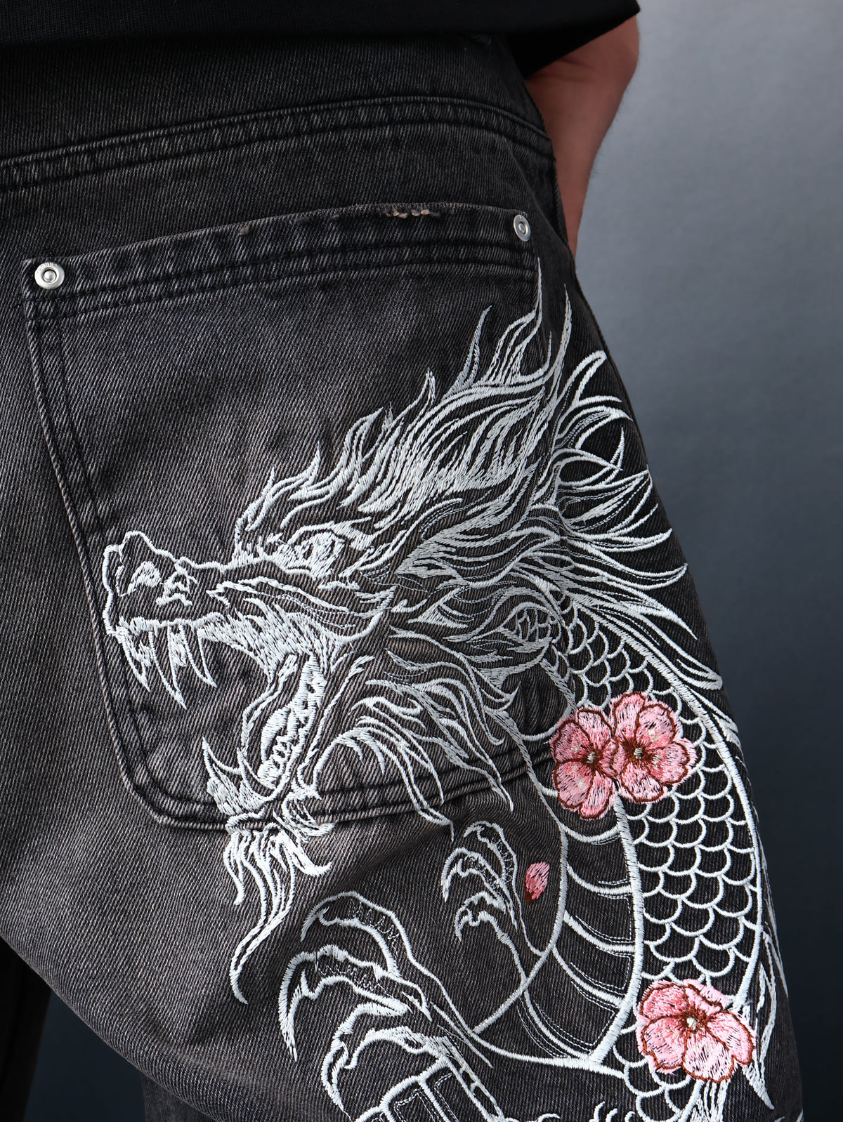 GLOW DRAGON-DENIM