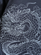 „Afterglow“ Drachen-T-Shirt – Anthrazit