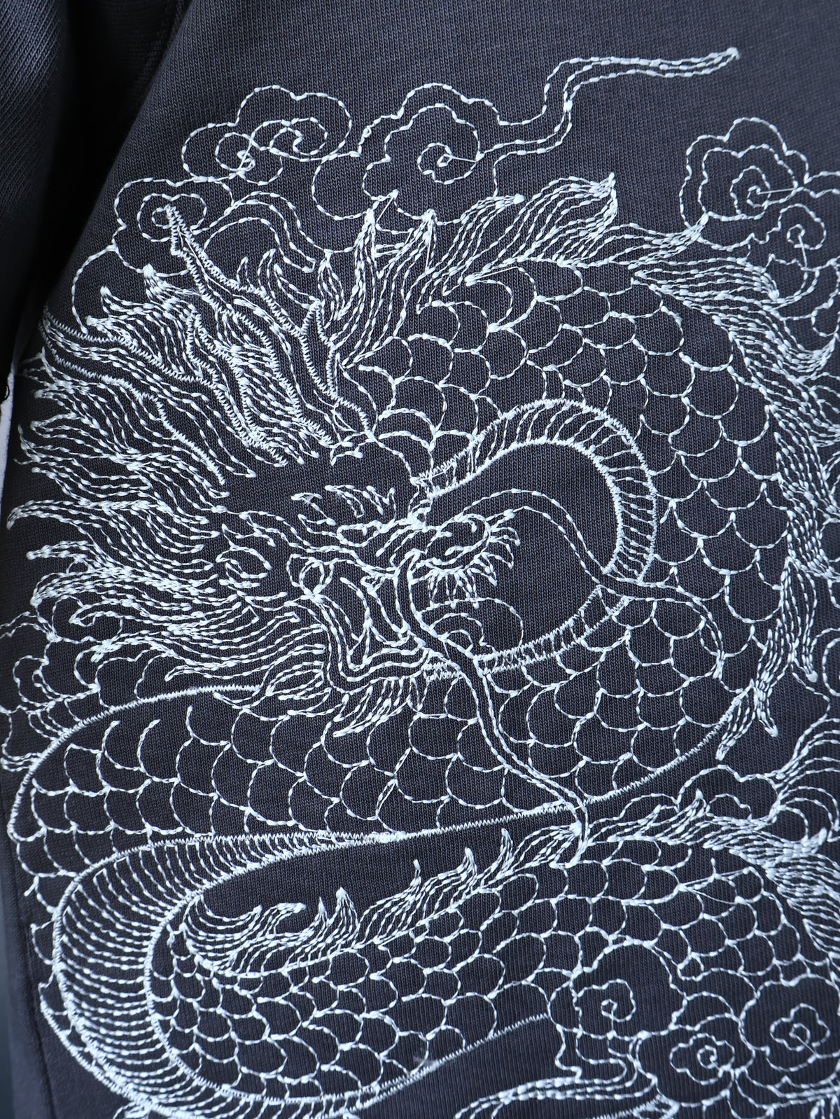 “Afterglow” Dragon Tee - Charcoal