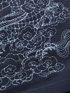 „Afterglow“ Drachen-T-Shirt – Anthrazit
