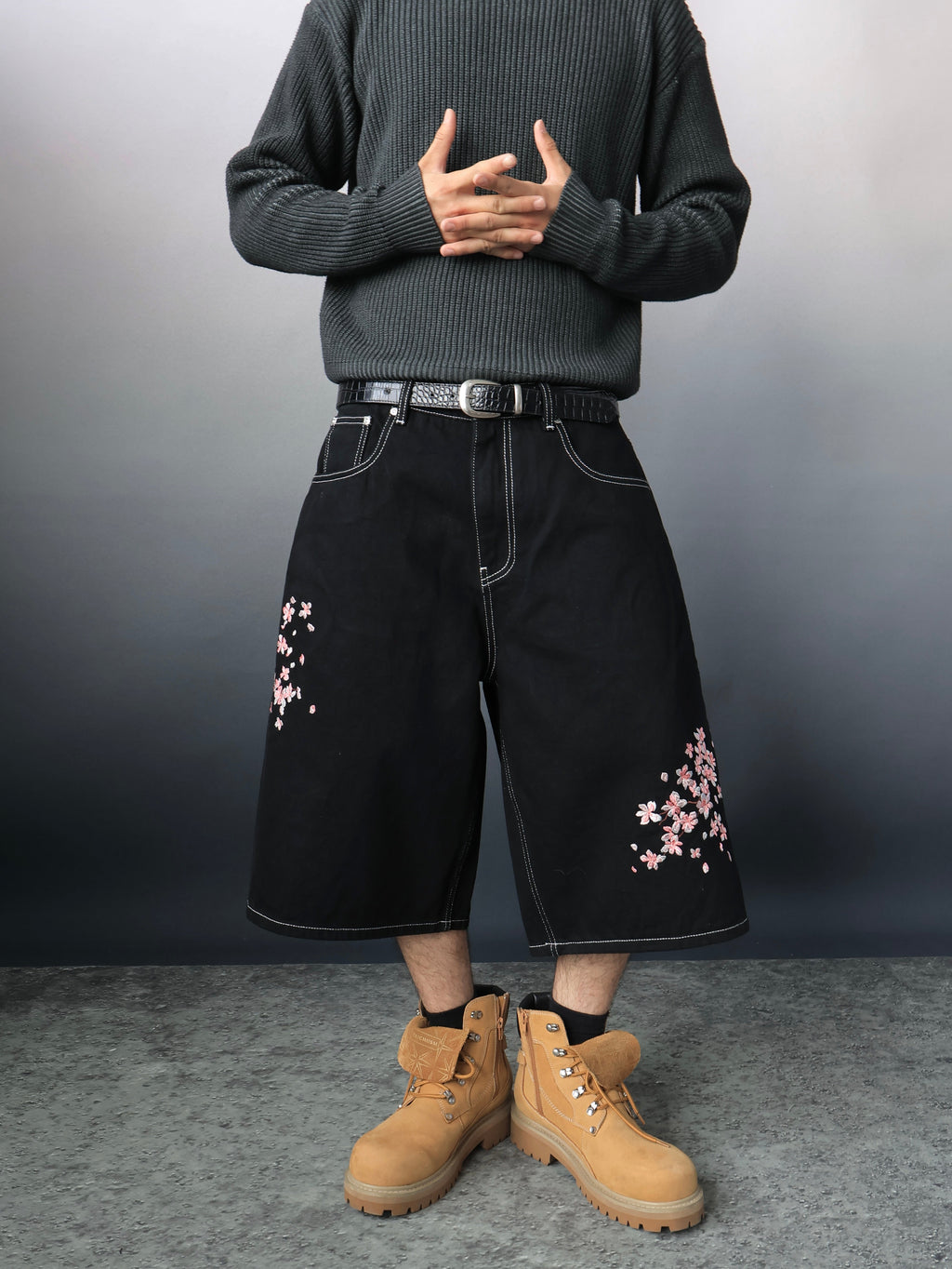 “Sakura Koi” Baggy Jorts