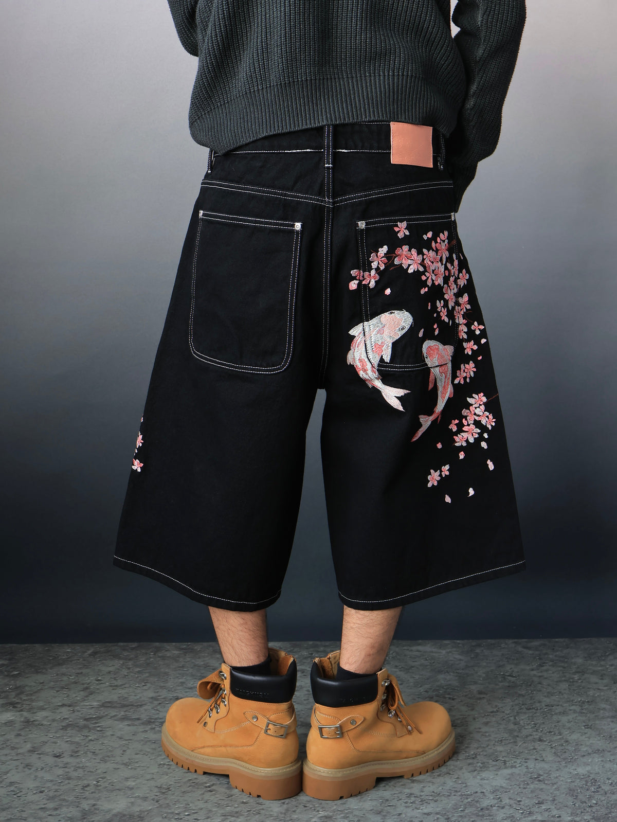 “Sakura Koi” Baggy Jorts