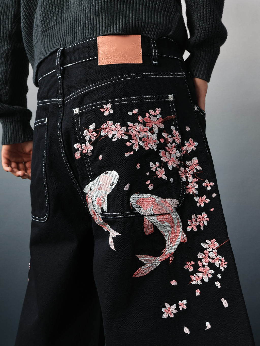 “Sakura Koi” Baggy Jorts