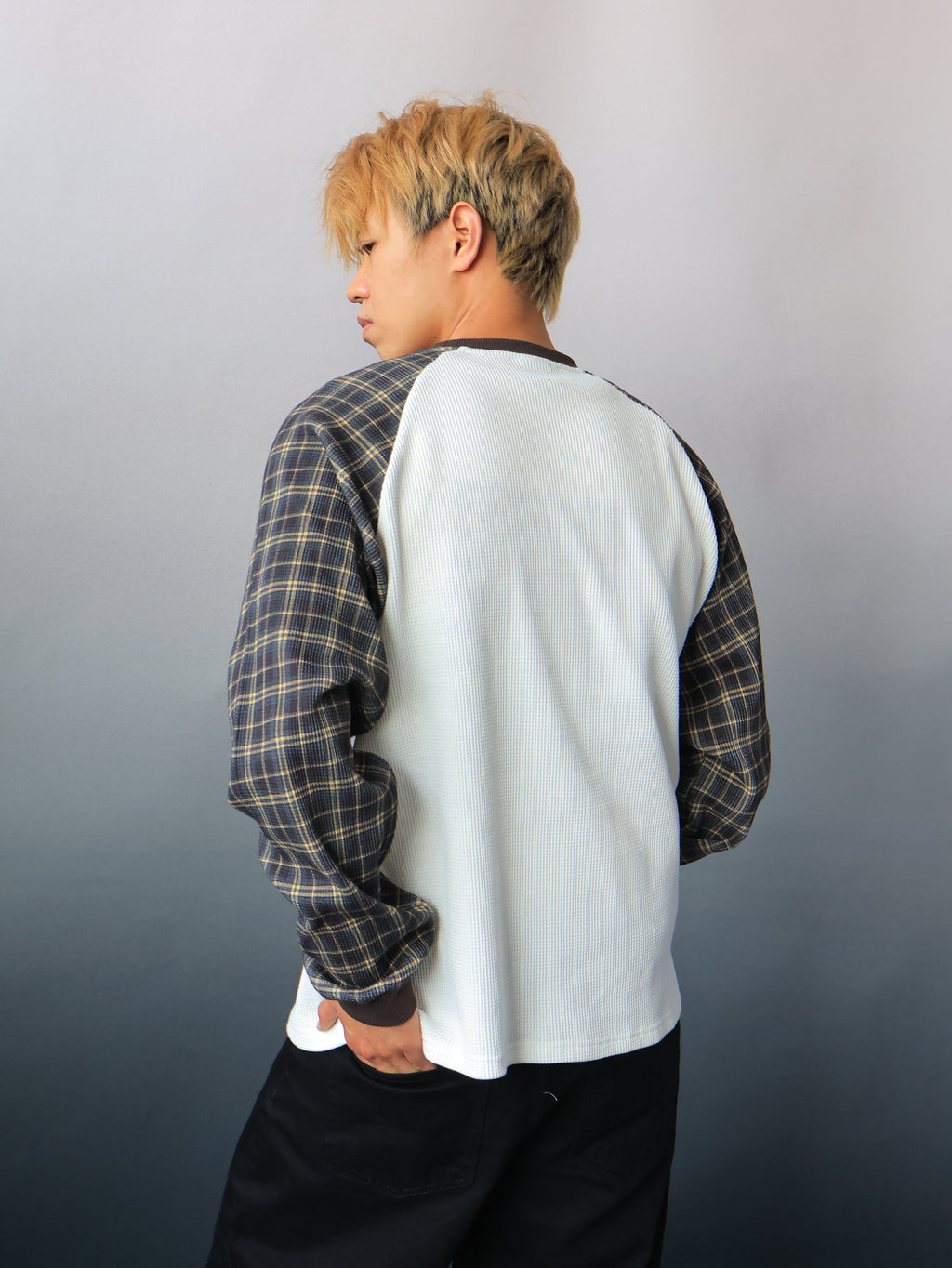 WAFFLE LONG SLEEVES - Espresso