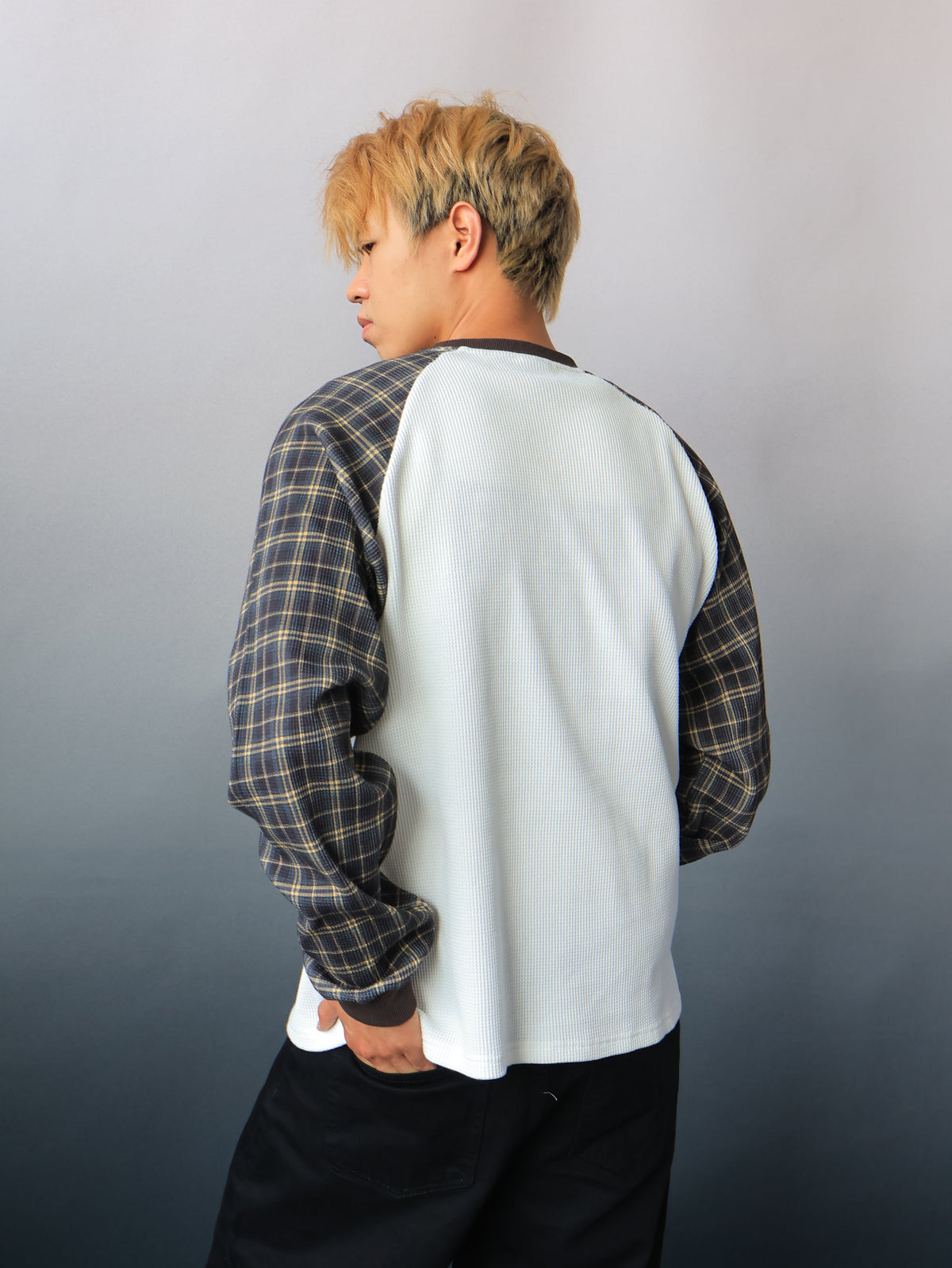WAFFLE LONG SLEEVES - Espresso