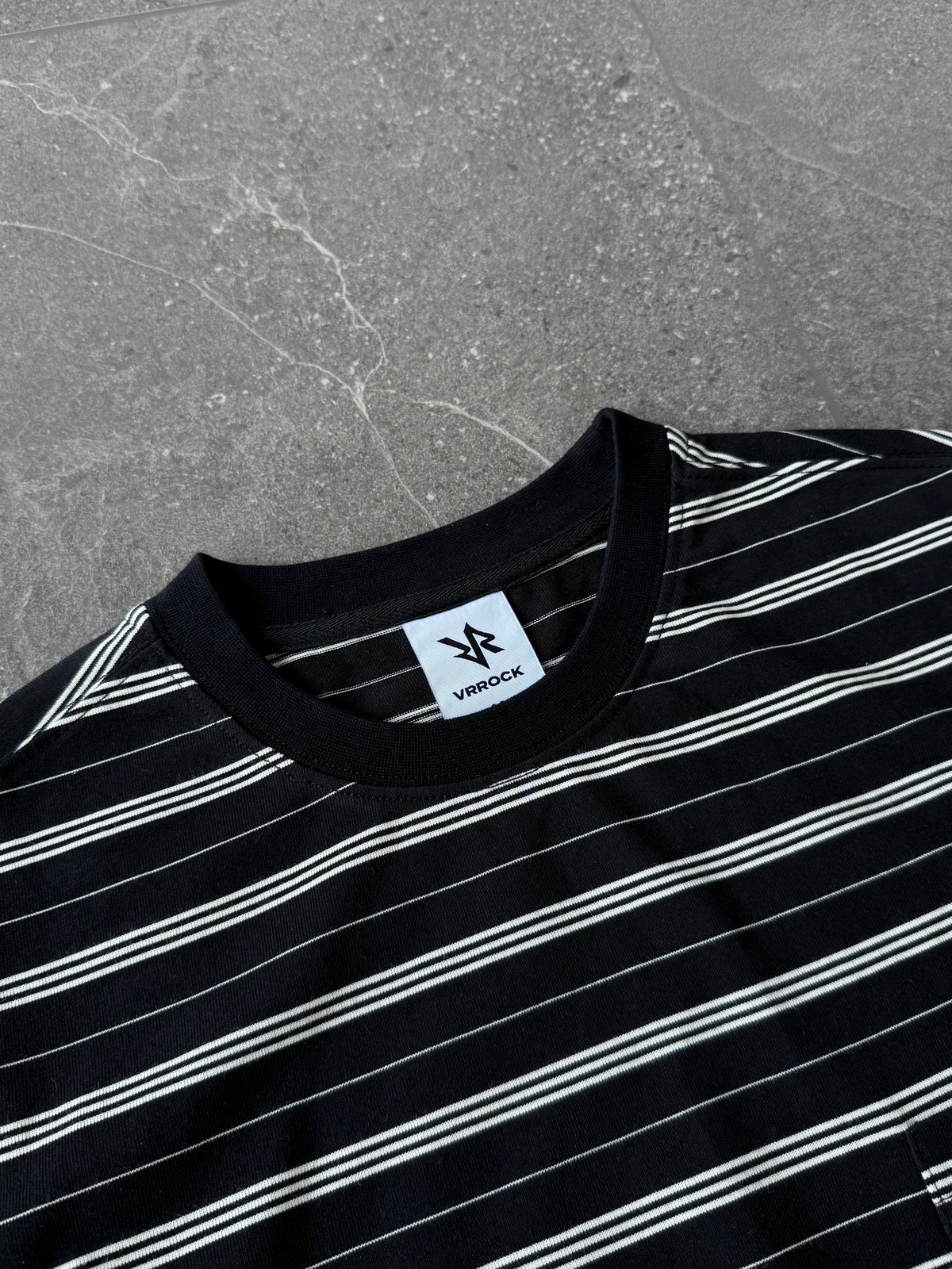 STRIPED LONG SLEEVES - Black