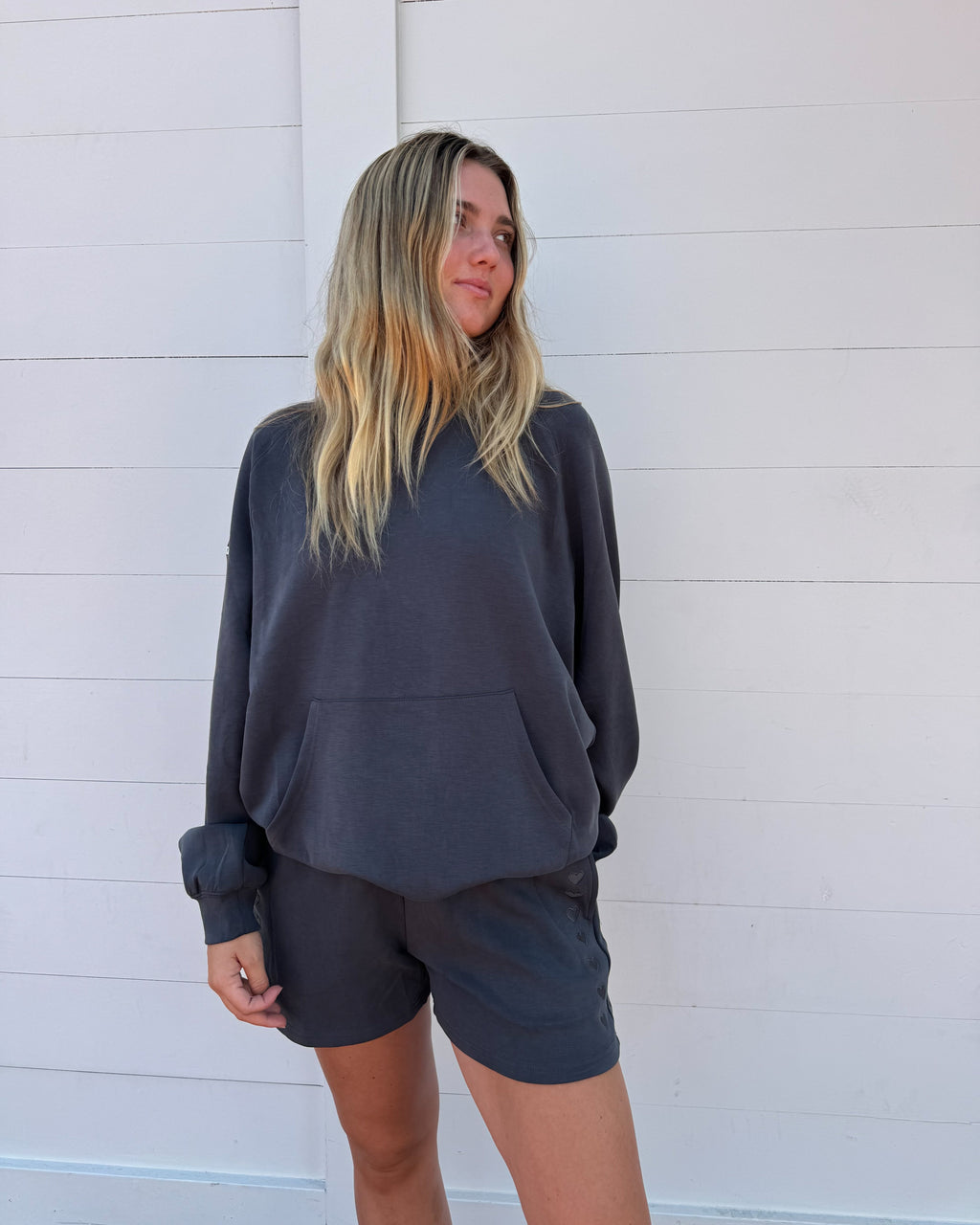 Sweat à capuche oversize Butter Lux