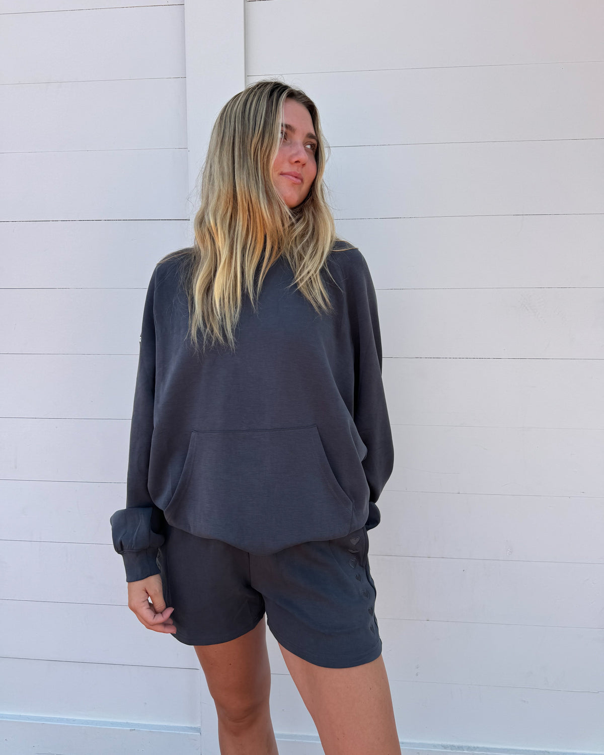 Sweat à capuche oversize Butter Lux