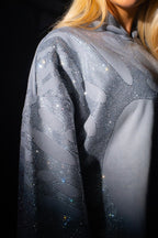 ASCENT-hoodie met strassteentjes